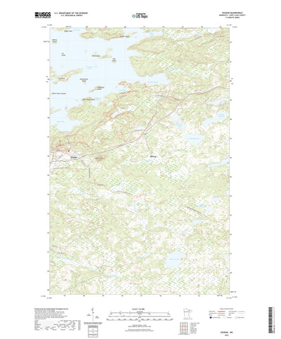 United States Geological Survey Soudan, MN (2022, 24000-Scale) digital map