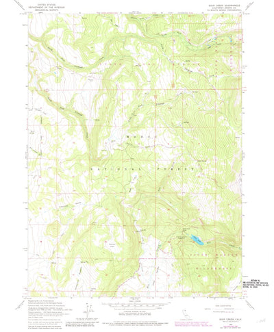 United States Geological Survey Soup Creek, CA (1963, 24000-Scale) digital map