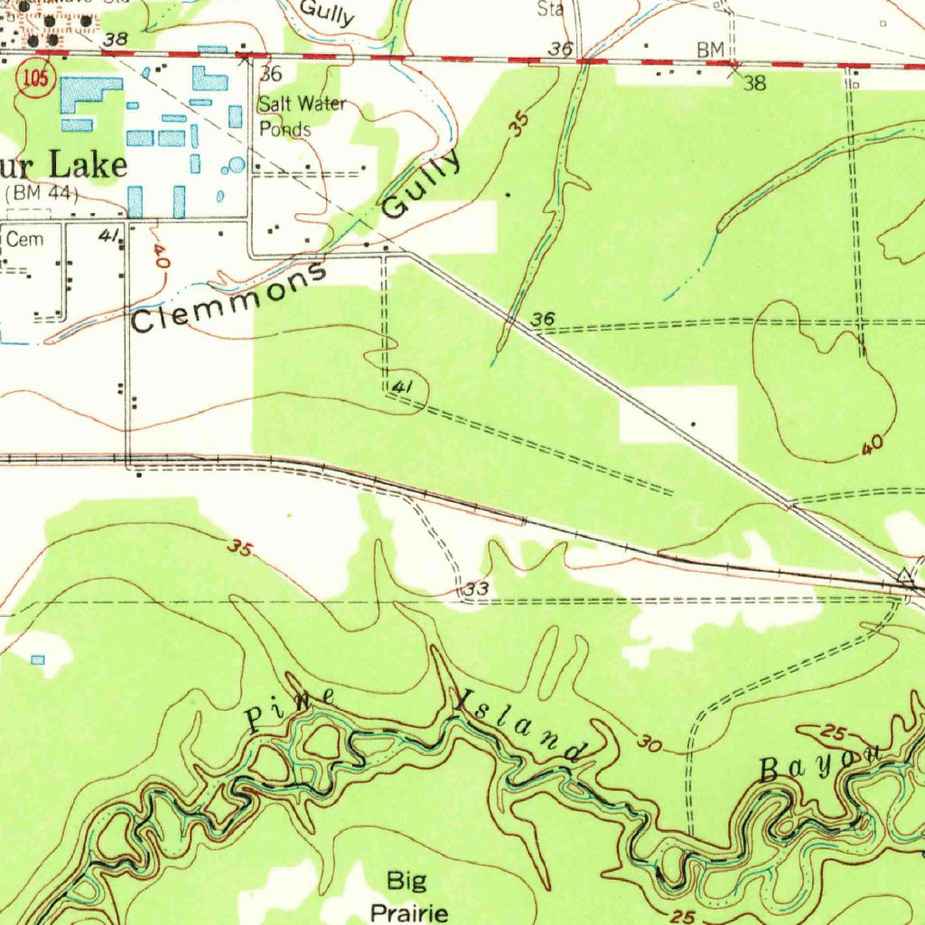 Sour Lake, TX (1955, 62500Scale) Map by United States Geological