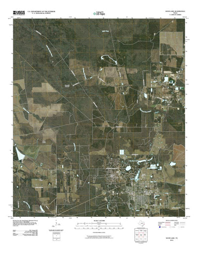 United States Geological Survey Sour Lake, TX (2010, 24000-Scale) digital map