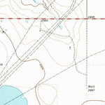 United States Geological Survey Sourdough Creek NW, TX (1973, 24000-Scale) digital map