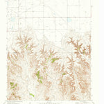 United States Geological Survey Sourdough Creek SW, TX (1973, 24000-Scale) digital map
