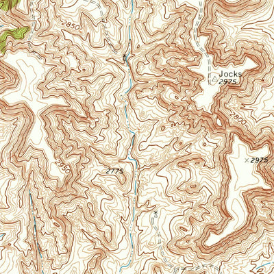 United States Geological Survey Sourdough Creek SW, TX (1973, 24000-Scale) digital map