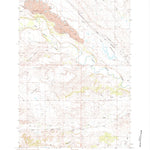 United States Geological Survey Sourdough Flats, SD (1984, 24000-Scale) digital map