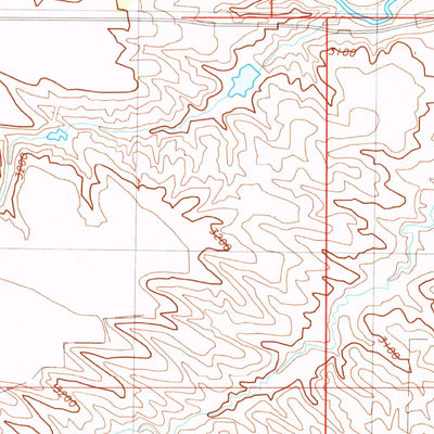 United States Geological Survey Sourdough Flats, SD (1984, 24000-Scale) digital map