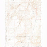 United States Geological Survey Sourdough Spring, OR (1967, 24000-Scale) digital map