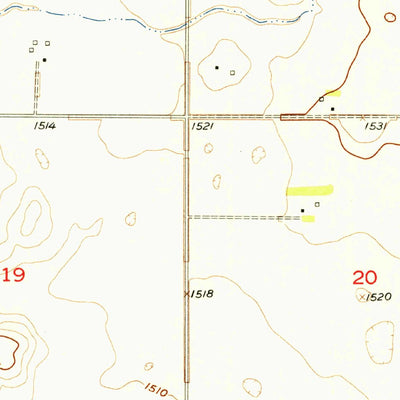 United States Geological Survey Souris, ND (1954, 24000-Scale) digital map