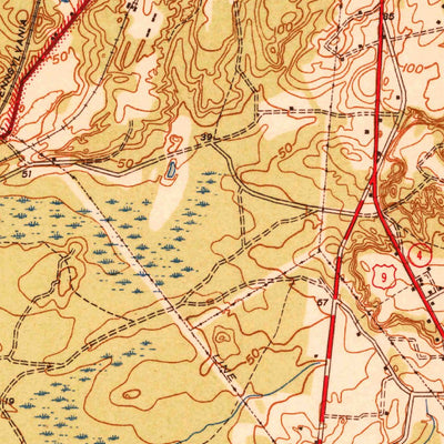 United States Geological Survey South Amboy, NJ-NY (1941, 31680-Scale) digital map