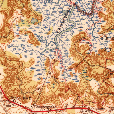 United States Geological Survey South Amboy, NJ-NY (1941, 31680-Scale) digital map