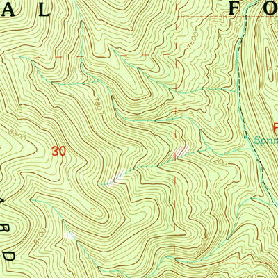 United States Geological Survey South Baldy, NM (1995, 24000-Scale) digital map