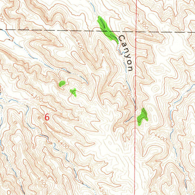 United States Geological Survey South Bayard, NE (1965, 24000-Scale) digital map