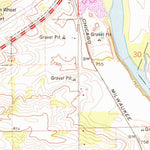 United States Geological Survey South Beloit, IL-WI (1971, 24000-Scale) digital map