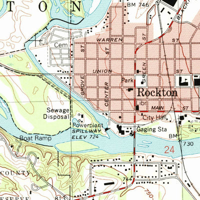 United States Geological Survey South Beloit, IL-WI (1993, 24000-Scale) digital map