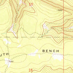 United States Geological Survey South Bench, MT (1970, 24000-Scale) digital map