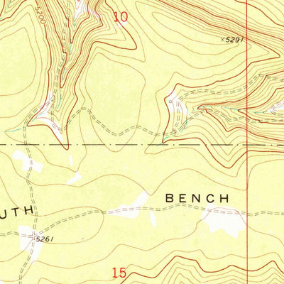 United States Geological Survey South Bench, MT (1970, 24000-Scale) digital map