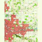 United States Geological Survey South Bend East, IN (1958, 24000-Scale) digital map