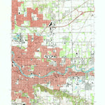 United States Geological Survey South Bend East, IN (1969, 24000-Scale) digital map