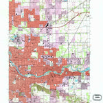 United States Geological Survey South Bend East, IN (1992, 24000-Scale) digital map