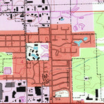 United States Geological Survey South Bend East, IN (1992, 24000-Scale) digital map