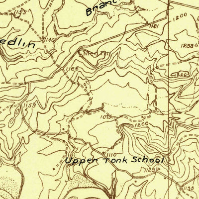 United States Geological Survey South Bend, TX (1925, 48000-Scale) digital map