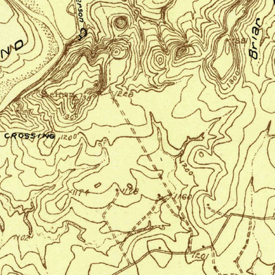 United States Geological Survey South Bend, TX (1925, 48000-Scale) digital map