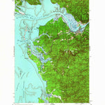United States Geological Survey South Bend, WA (1938, 62500-Scale) digital map