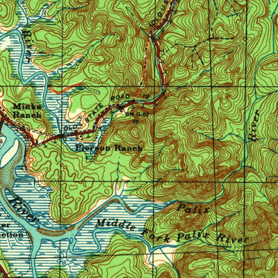 United States Geological Survey South Bend, WA (1940, 62500-Scale) digital map
