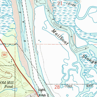 United States Geological Survey South Bend, WA (1957, 24000-Scale) digital map