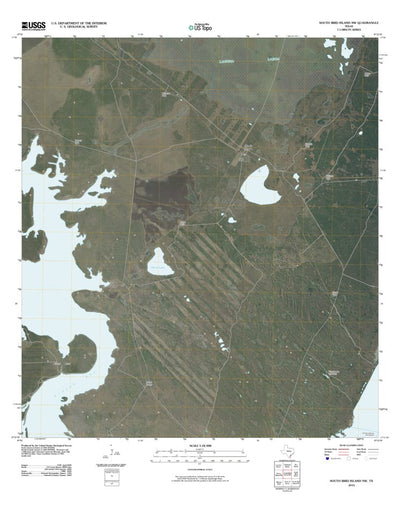 United States Geological Survey South Bird Island NW, TX (2010, 24000-Scale) digital map