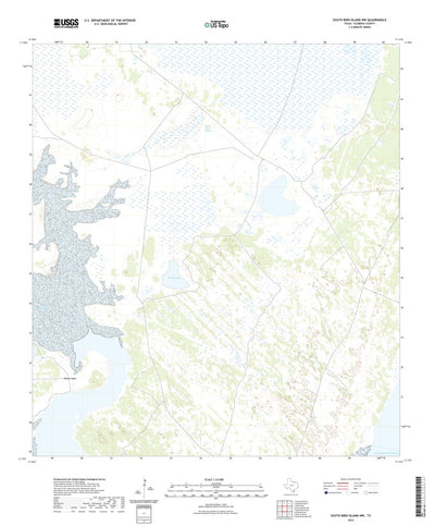 United States Geological Survey South Bird Island NW, TX (2022, 24000-Scale) digital map