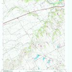 United States Geological Survey South Bosque, TX (1965, 24000-Scale) digital map