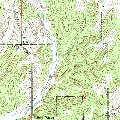 United States Geological Survey South Boston, IN (1955, 24000-Scale) digital map