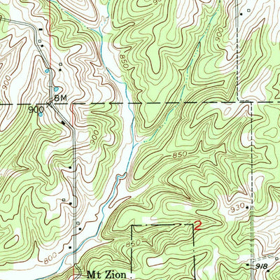 United States Geological Survey South Boston, IN (1955, 24000-Scale) digital map