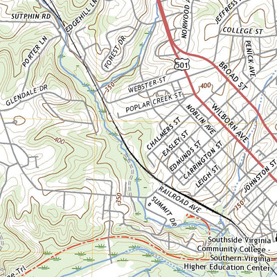 United States Geological Survey South Boston, VA (2022, 24000-Scale) digital map