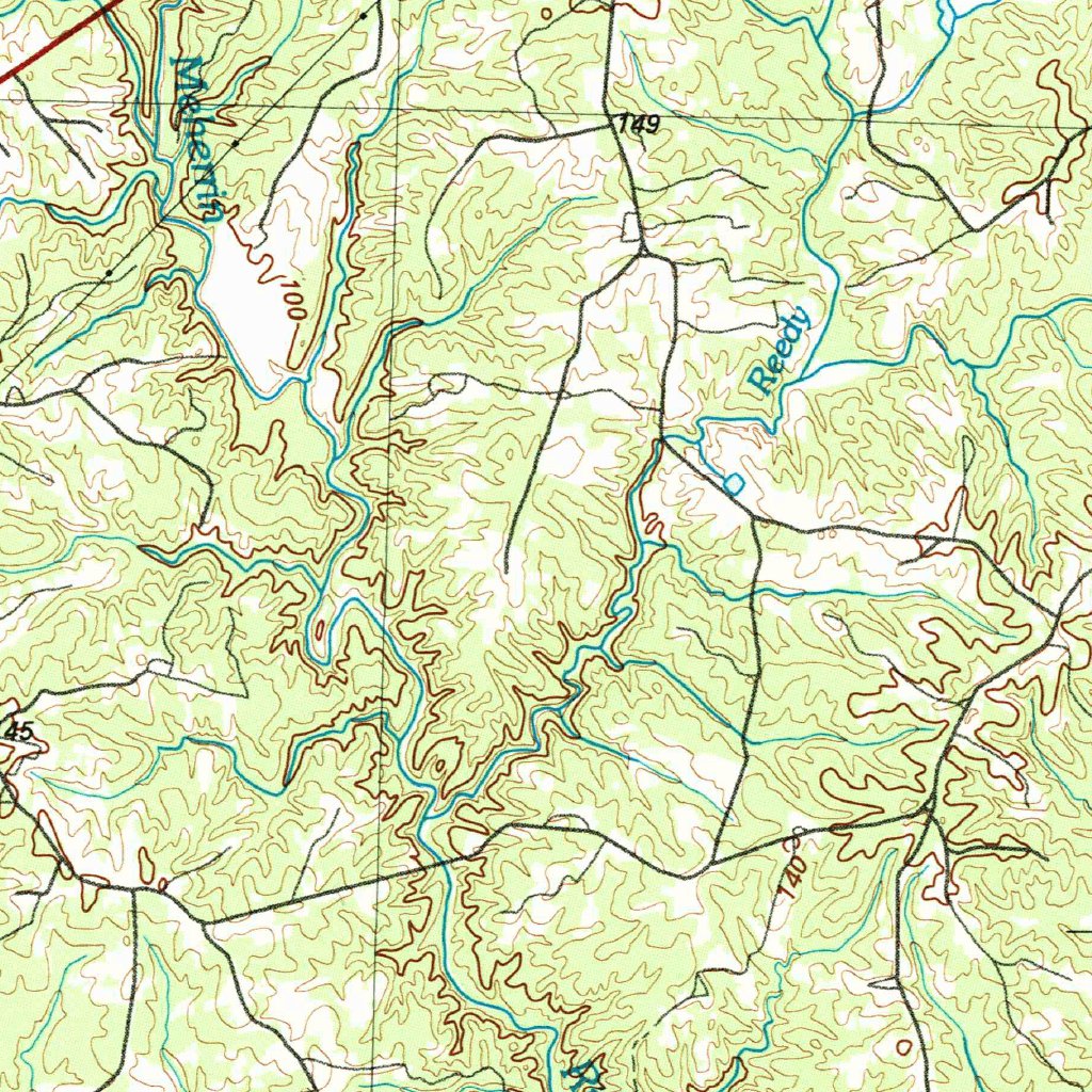 South Boston, VA-NC (1984, 100000-Scale) Map by United States ...