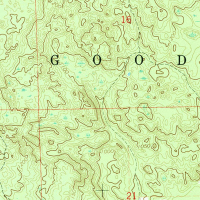United States Geological Survey South Branch, MI (1968, 24000-Scale) digital map