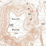 United States Geological Survey South Butte, WY (1953, 24000-Scale) digital map