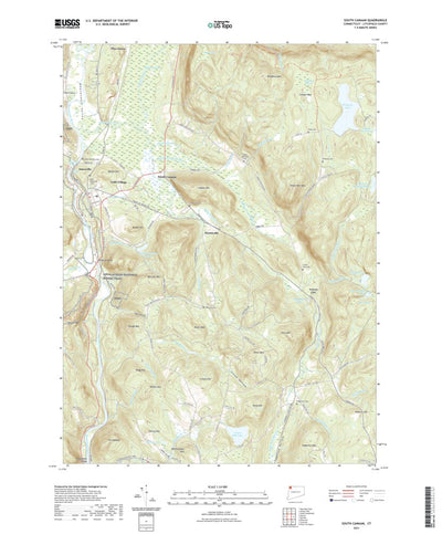 United States Geological Survey South Canaan, CT (2021, 24000-Scale) digital map