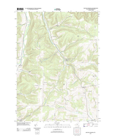 United States Geological Survey South Canisteo, NY (2013, 24000-Scale) digital map
