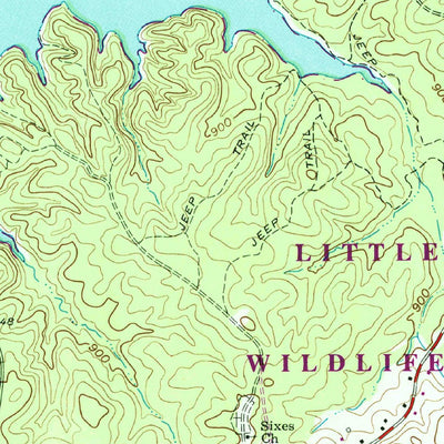 United States Geological Survey South Canton, GA (1961, 24000-Scale) digital map