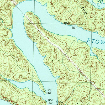 United States Geological Survey South Canton, GA (1993, 24000-Scale) digital map