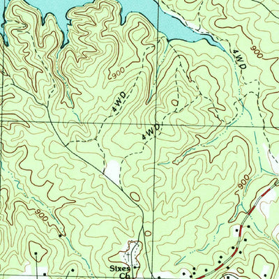 United States Geological Survey South Canton, GA (1997, 24000-Scale) digital map