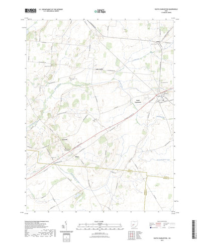 United States Geological Survey South Charleston, OH (2023, 24000-Scale) digital map