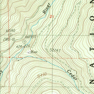 United States Geological Survey South China Mountain, CA (1986, 24000-Scale) digital map