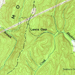 United States Geological Survey South Cleveland, TN (1965, 24000-Scale) digital map
