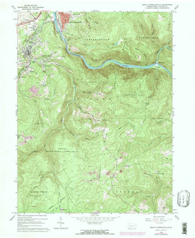 United States Geological Survey South Connellsville, PA (1964, 24000-Scale) digital map