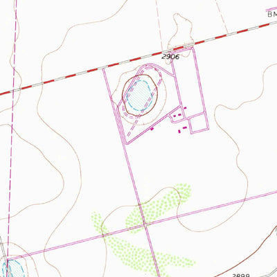 United States Geological Survey South Cowden Ranch, TX (1965, 24000-Scale) digital map