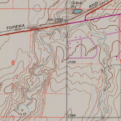 United States Geological Survey South Dodge, KS (1969, 24000-Scale) digital map