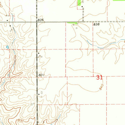 United States Geological Survey South English, IA (1965, 24000-Scale) digital map