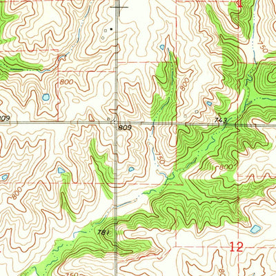 United States Geological Survey South English, IA (1965, 24000-Scale) digital map